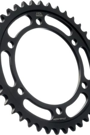 JT SPROCKETS - REAR STEEL 40T BL, 530 - Sprockets - BLACK ZINC FINISH Express Levering